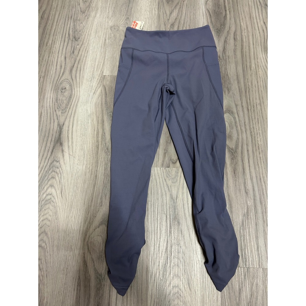 Free People Movement Good Karma‎ Leggings Blue Granite Size S New With Tags